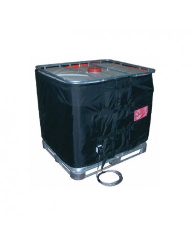 Couverture chauffante pour cuve IBC de 1000 litres, thermostat 0