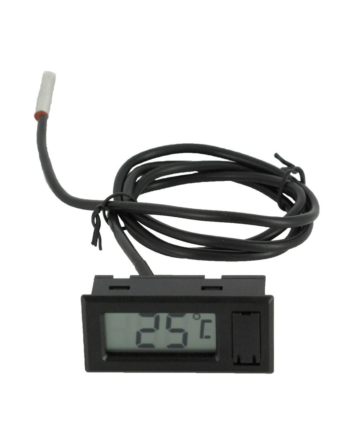 Thermomètre digital à sonde avec fonction minuteur, acier inox, Thermomètres,  thermomètre digital à sonde électronique - De Bu